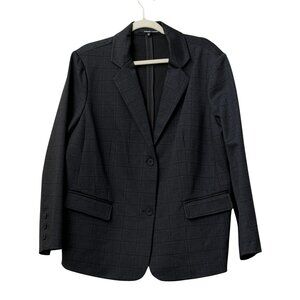 NEW Amanda & Chelsea Micro Houndstooth Plaid Pattern Blazer Sz. 1X